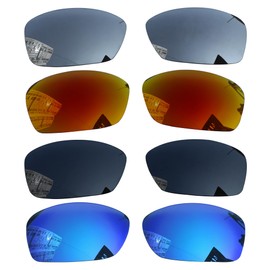 Acefrog 4 Pairs Polarized Replacement Lenses for Oakley Hijinx Sunglasses, Perfectly Fit, Impact Resistant, Anti-scratch, Women's Lenses, Value Pack