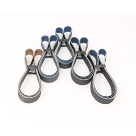 1X30 Super Strop Beginner Knife Sharpening Belt Kit W/ 15 Pack Sanding Belt Assortment and 1X30 Leather Honing Belt Detailed Instructions Included