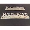 Shiny Nickel Plated Solid Brass" House Keys" Key Hook 5