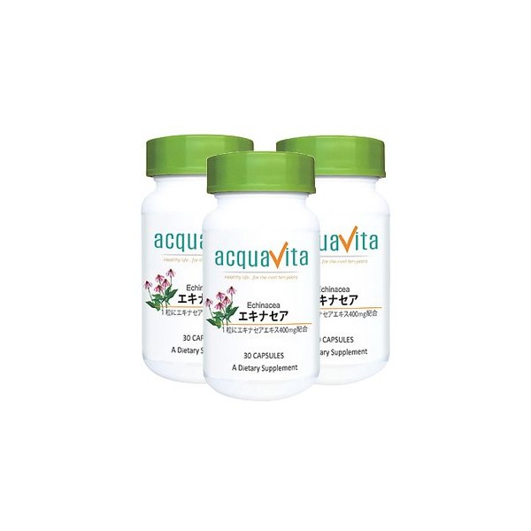Aquavita Echinacea 30 Tablets (Aquabita Acquavita) [Set of 3]