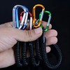 Schicksal. Expandable Carabiner Set of 3, Strap, Key Reel, Keychain,