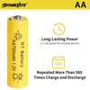 Skywolfeye 12-Pack Rechargeable AA Batteries High-Performance, 700 mAh, 1.2 Volt,