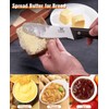 Naitesen 3PCS Serrated Bread Knife and Butter Knife Set