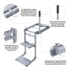 AA Product Inc. Aluminum Foldable Ladder Rack with Two Step