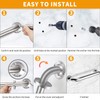 18 Inch Shower Grab Bar 2 Pack Brushed Nickel SUS304