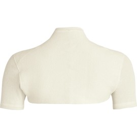 con-ta Angora Fine Knit Shoulder Warmer, Natural, L