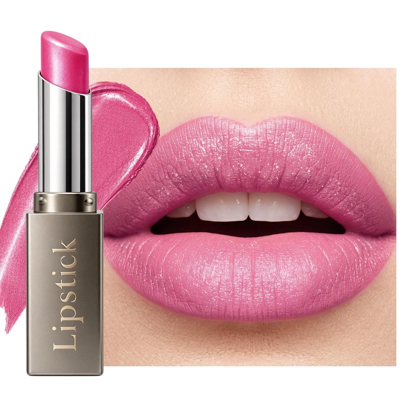 Erinde Lápiz Labial Purpurina Metálica con Mate, Tinte Labial Duradero,#04