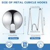 Ripeng 40 Pcs Cubicle Hooks for Fabric Wall, Cubicle Picture