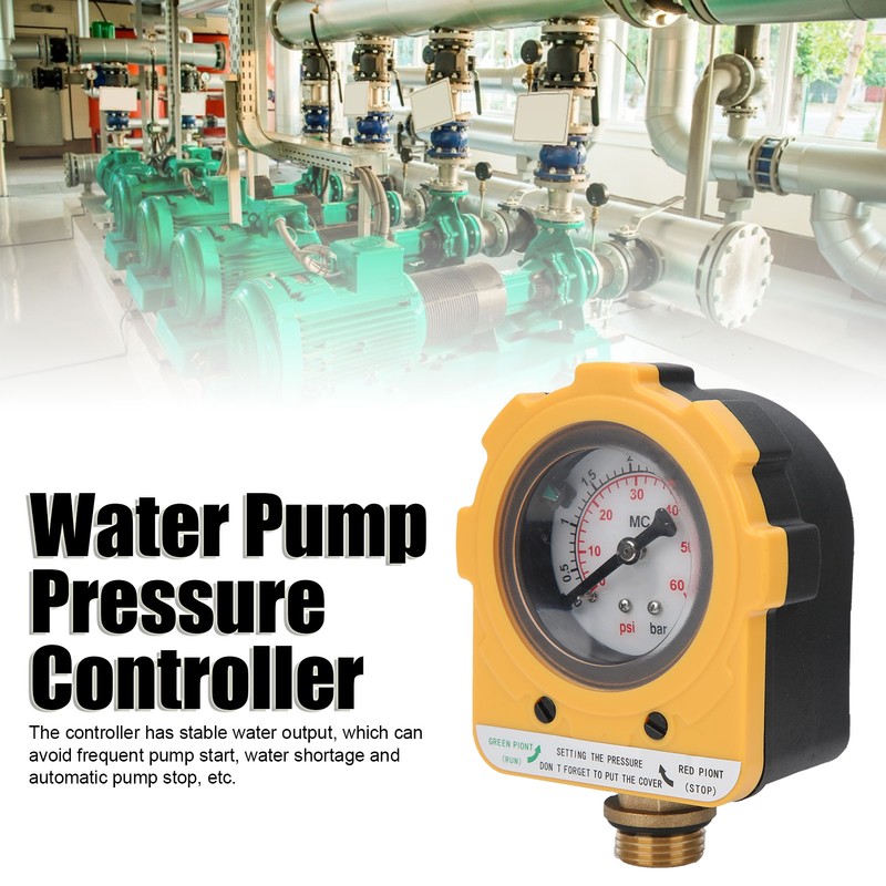 Water Pump Automatic Pressure Controller with NPT4 Thread 1500W 30A