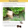Outdoor Cat House, Double-Layer Hollow PP Pet Shelter for Stray