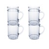 AIOS Set of 2 Unbreakable Polycarbonate Stackable Clear Beakers/Mugs with