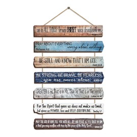 AIMALL Valentine's Day Wooden Hanging Decoration, Vintage Style Labelboard for Home, Kitchen, Party, Laundry Room, and Crafts – Inspirational Quotes, Durable Design