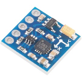 Youmile 2 pcs GY-271 QMC5883L Triple Axis Compass Magnetometer Sensor Module 3-5V Electronic Compass Module with pin header DuPont Cable for Arduino