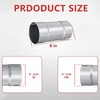 LCGP 4" Custom Mandrel Straight Exhaust Pipe, 8" Long, 4"
