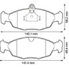 Jurid 571924J Brake Pad Set, disc brake pad set (4