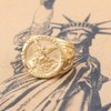 Dacai Golden Saints Michael The Archangel ST. Medal Stainless Steel