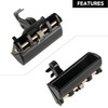 YOLLKY Tailgate Rear Trunk Hatch Lock Handle Assembly - Compatible