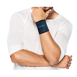 MEDWAY | Muñequera Elástica en Banda Color Negro Talla Universal