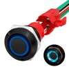 Joinfworld 20A 12V Push Button Switch Latching 19MM Pushbutton Switch