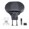 Adjustable Rider Backrest, Detachable Plug-in Driver Backrest Pad with Mounting