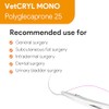 VeterSut VetCRYL Mono Absorbable Polyglecaprone Surgical Suture USP Size 0,