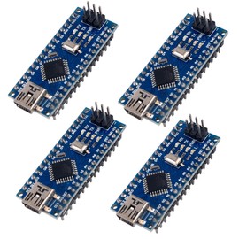 Geekstory Mini Nano V3.0 ATmega328P 5V 16MHZ Micro USB Controller Board CH340 Chip Compatible for Arduino (4PCS)