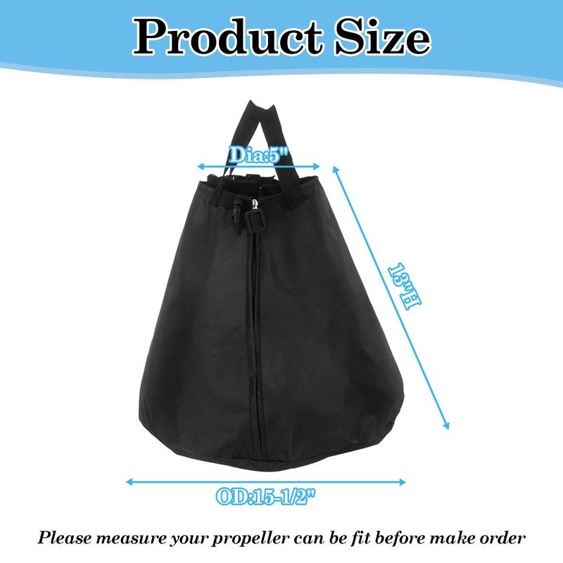 Boat Propeller Cover, Waterproof Heavy Duty 600D Oxford Fabric Protective