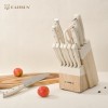 14PCS Hammer Forging Chef Steak Santoku Fruit Knives Set Sharp