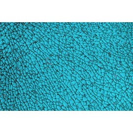 GLOREX Crackle Mosaic Plate, Turquoise, 26 x 17.5 x 1 cm