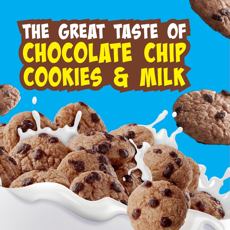 Cookie Crisp Breakfast Cereal, Chocolate Chip Cookie Taste, Made with