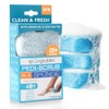 Spongeables Pedi-Scrub Foot Buffer, Clean & Fresh Scent, Contains Shea