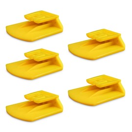 Pack of 5 Generic Mount Clips Compatible with Telepass Slim and Compatible with MooneyGo. Available in 6 Colours (Yellow)