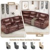 KinCam Waterproof Sectional Couch Covers, Oversized Recliner Sofa Covers for