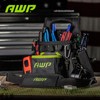 AWP Electrician Tool Pouch with Multiple Pockets, Premium Leather Utility