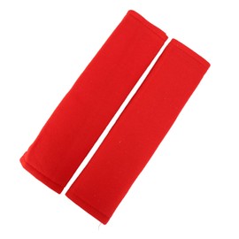 HERCHR 2PCS Seat Belt Cover Pad, Seatbelt Covers Seatbelt Cushion Seatbelt Silencer Car Accessories for Women Interior Shoulder Pads(Red)