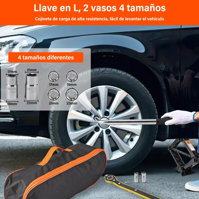 IWNG Juego De Gatos De Acero Reforzado 2000kg,con Llave De