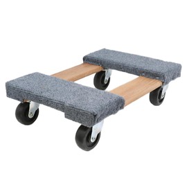 BoxerTool 18” x 12” Furniture Moving Dolly – Pre Assembled Dolly – 1,000lbs Each Dolly – Solid Wood – Heavy Duty Caster Wheels