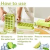 Crush Cup Ice Cube Bottle, Ice Cube Bottle with Straw,