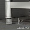 Outdoor Utility Sink 39 Inch, Deep Stainless Steel Sink, Free