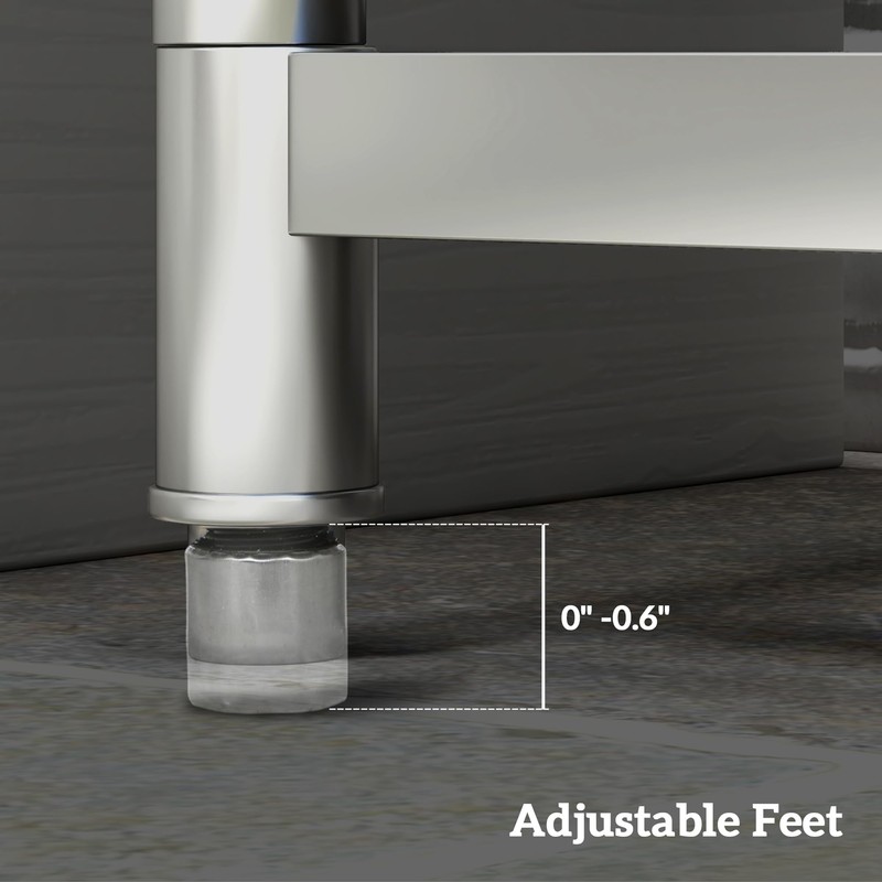Outdoor Utility Sink 39 Inch, Deep Stainless Steel Sink, Free