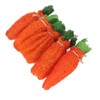 Rabbit Loofah Carrot Toys Natural Funny Teeth Grinding Bite Resistance