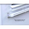 Blind Hold Down Brackets Clear Plastic (4)