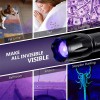 Unbranded UV Flashlight Black Light Super Bright 120000lm Torch Ultra