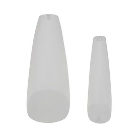 Full Cover Nail Tip - Long Coffin Matte (100pcs)