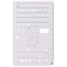 SUNNY TEMPLATE Notebook Template Ruler [DAY] LSZ-01