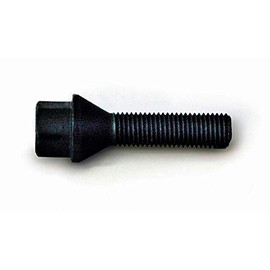 H&R B1254001 Wheel Bolt Taper-Head M12x1.50-Length 40mm-Black