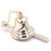 THDC Solid Brass Ship Last Orders Pub Door School Dinner Reception Home Decor Wall Mountable Bell (5")