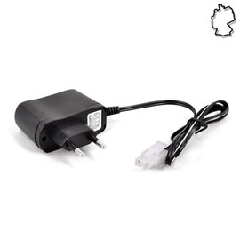 9.6 V universal charger compatible with RC tanks, boats, ships, excavators, vehicles, trucks, rock crawlers, buggies, monster trucks and many other RC models