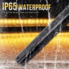 OPP ULITE Silverado Cab Lights Amber 30 Led, Smoke Cover