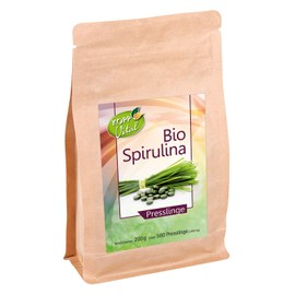 KOPP Vital® Organic Spirulina | Vegan | 200 g | 500 Pellets | Premium | Natural Product | 100% Organic Spirulina Patensis